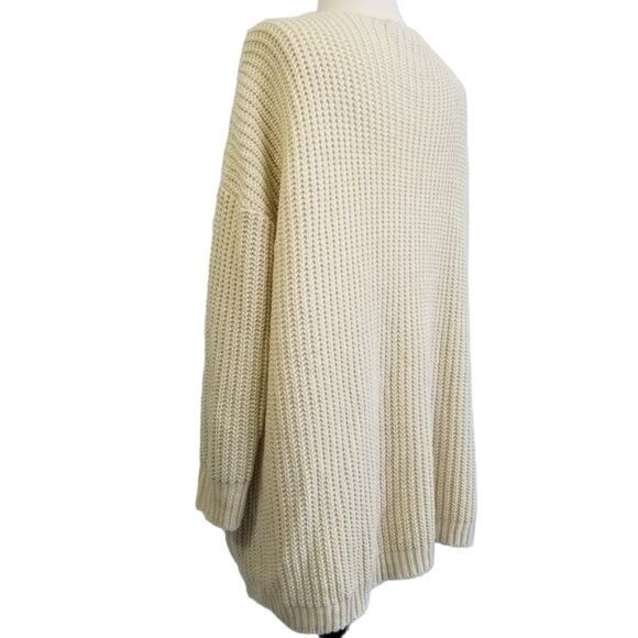 TOBI Spring Equinox Cream Button Front Cardigan Sweater Womens Size S - Picture 9 of 12